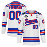 Custom White Blue Personalized Hockey Jersey HCKJ01-D0a7008
